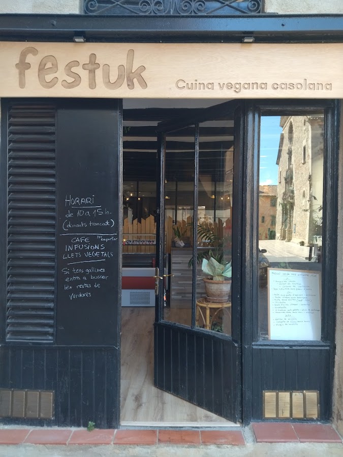 festuk menjar vegà per emportar a Moià